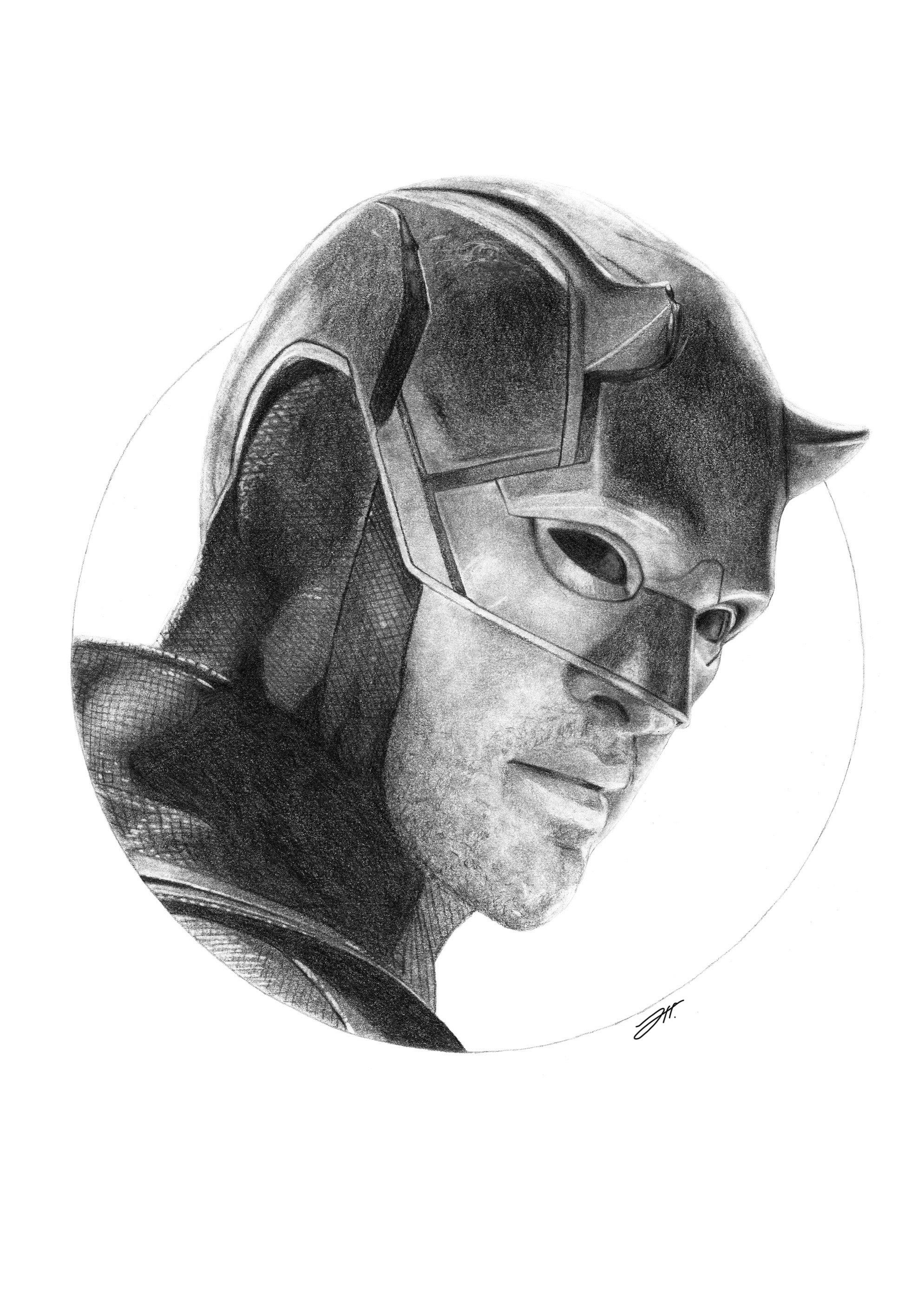 Daredevil Portrait Art Print