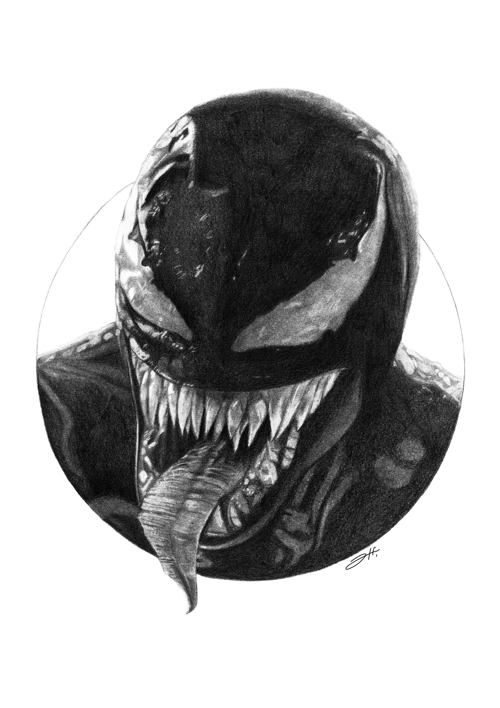 Venom Portrait Art Print