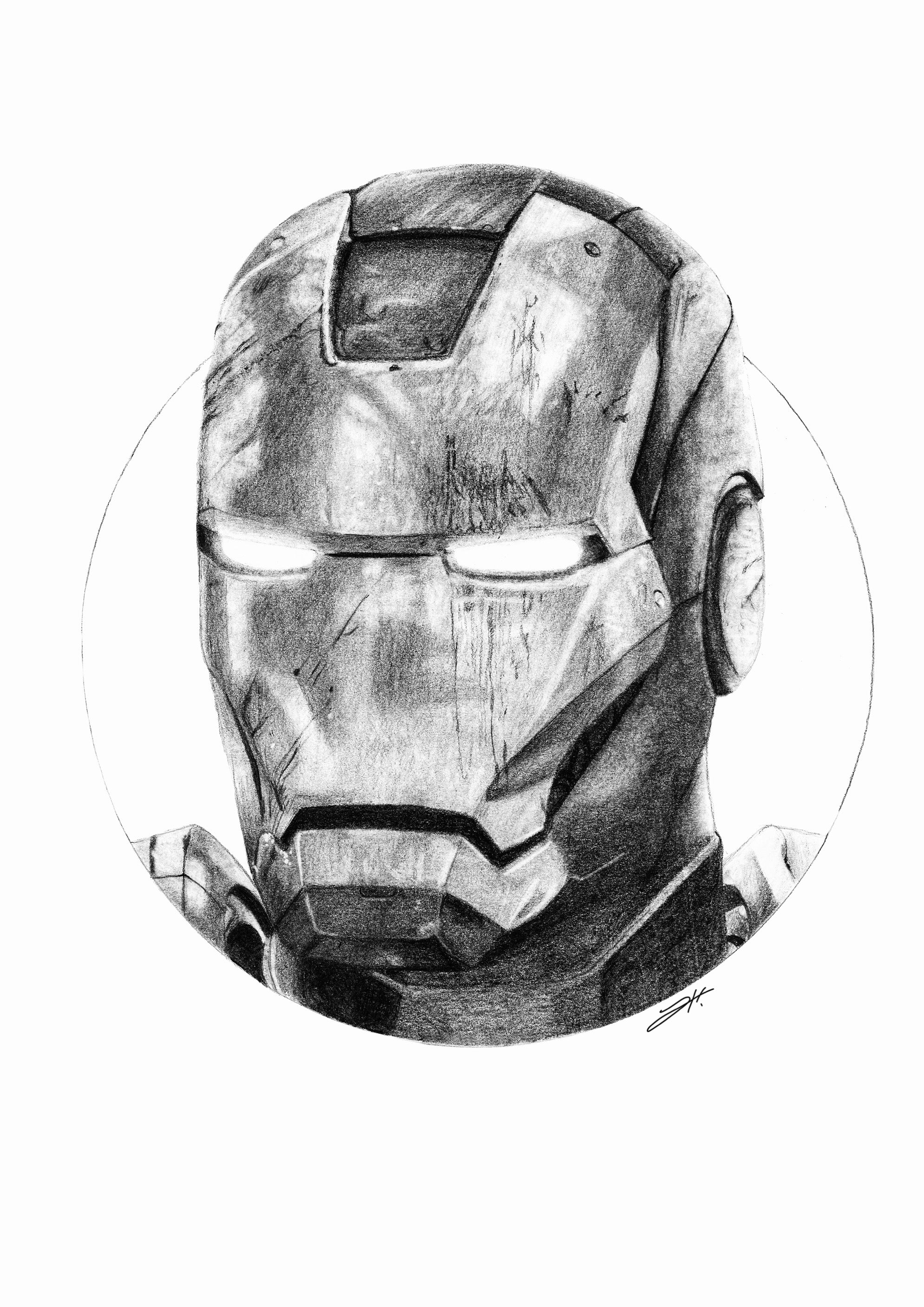 Ironman Portrait Art Print