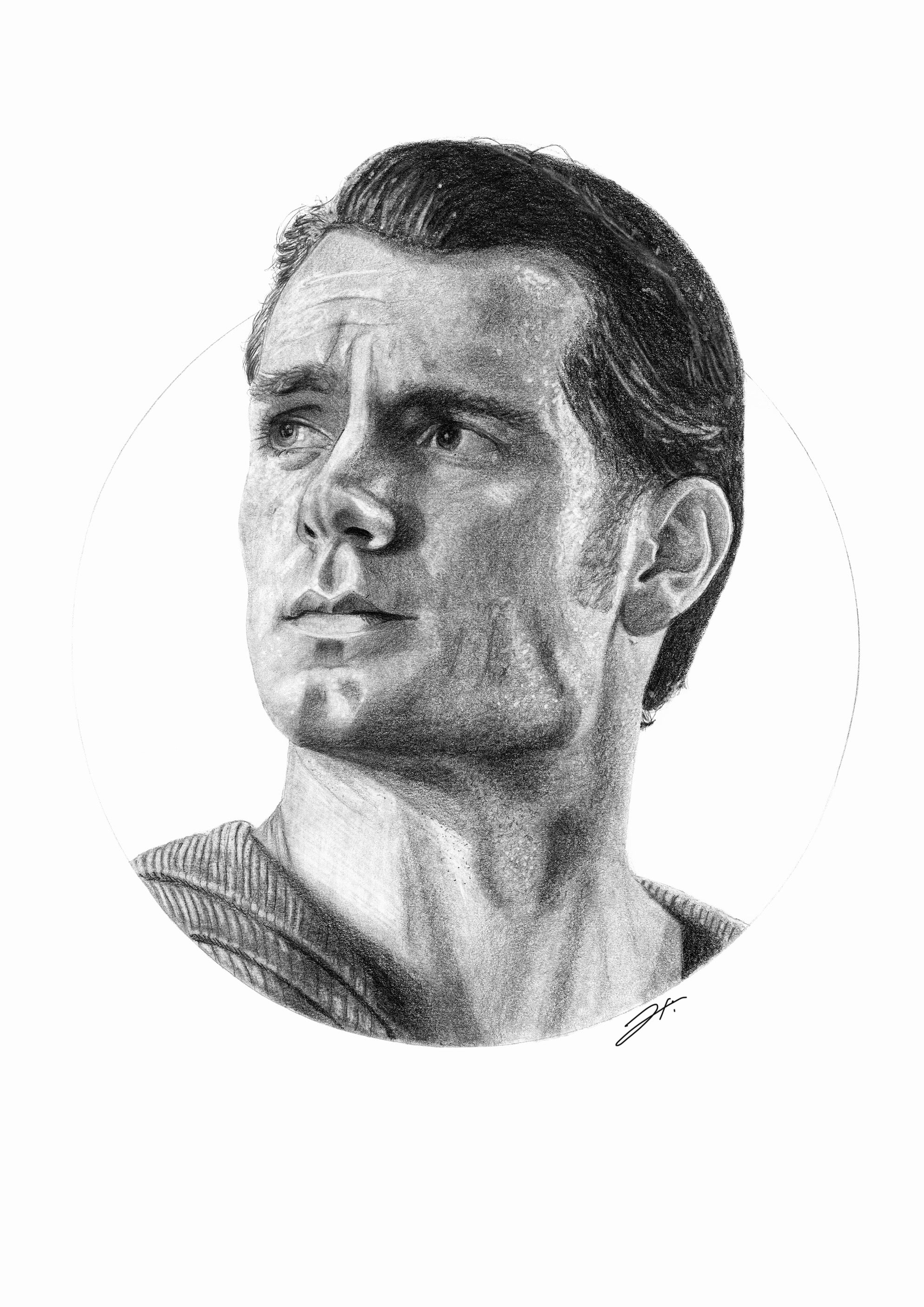 Superman Portrait Art Print