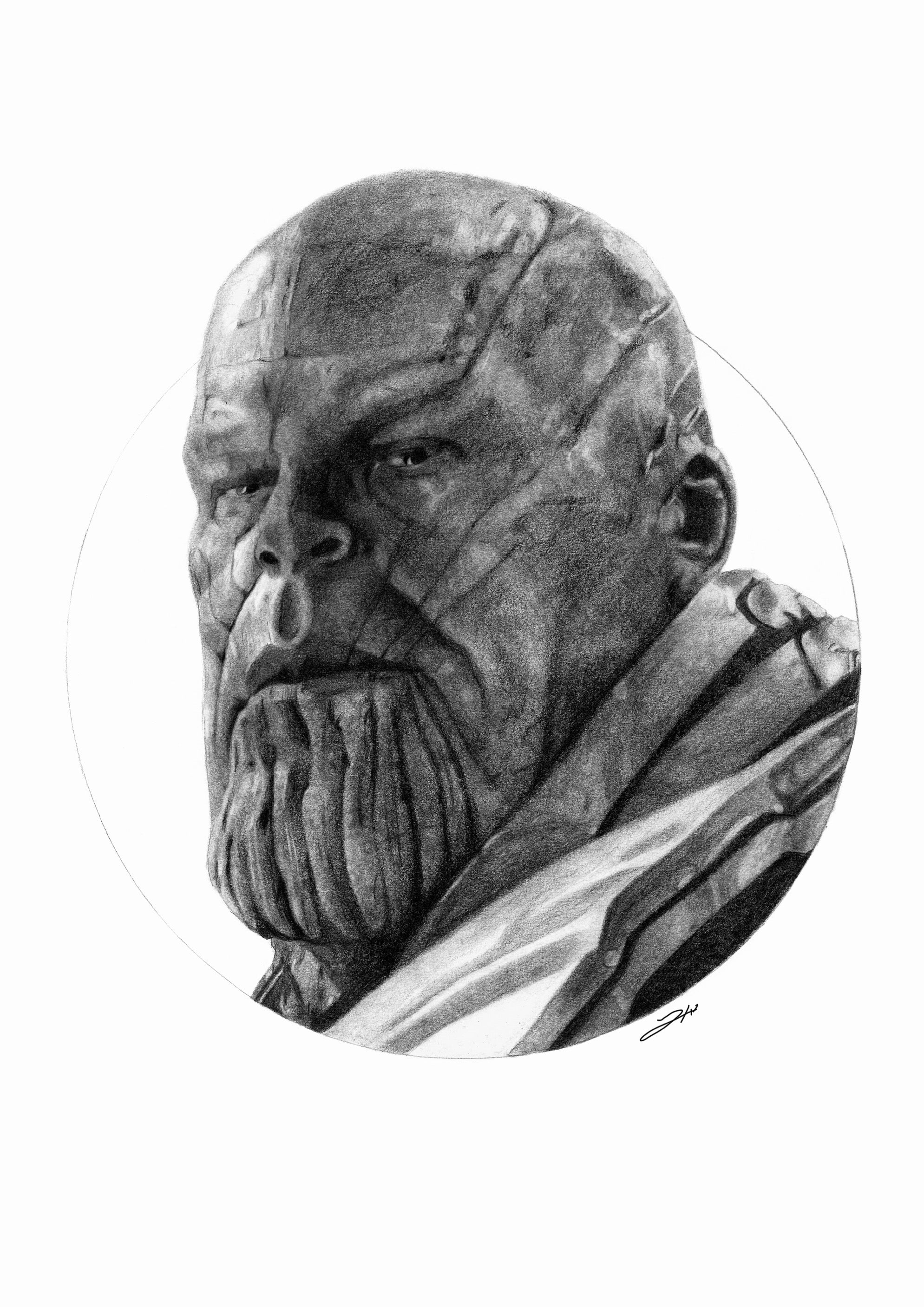 Thanos Portrait Art Print
