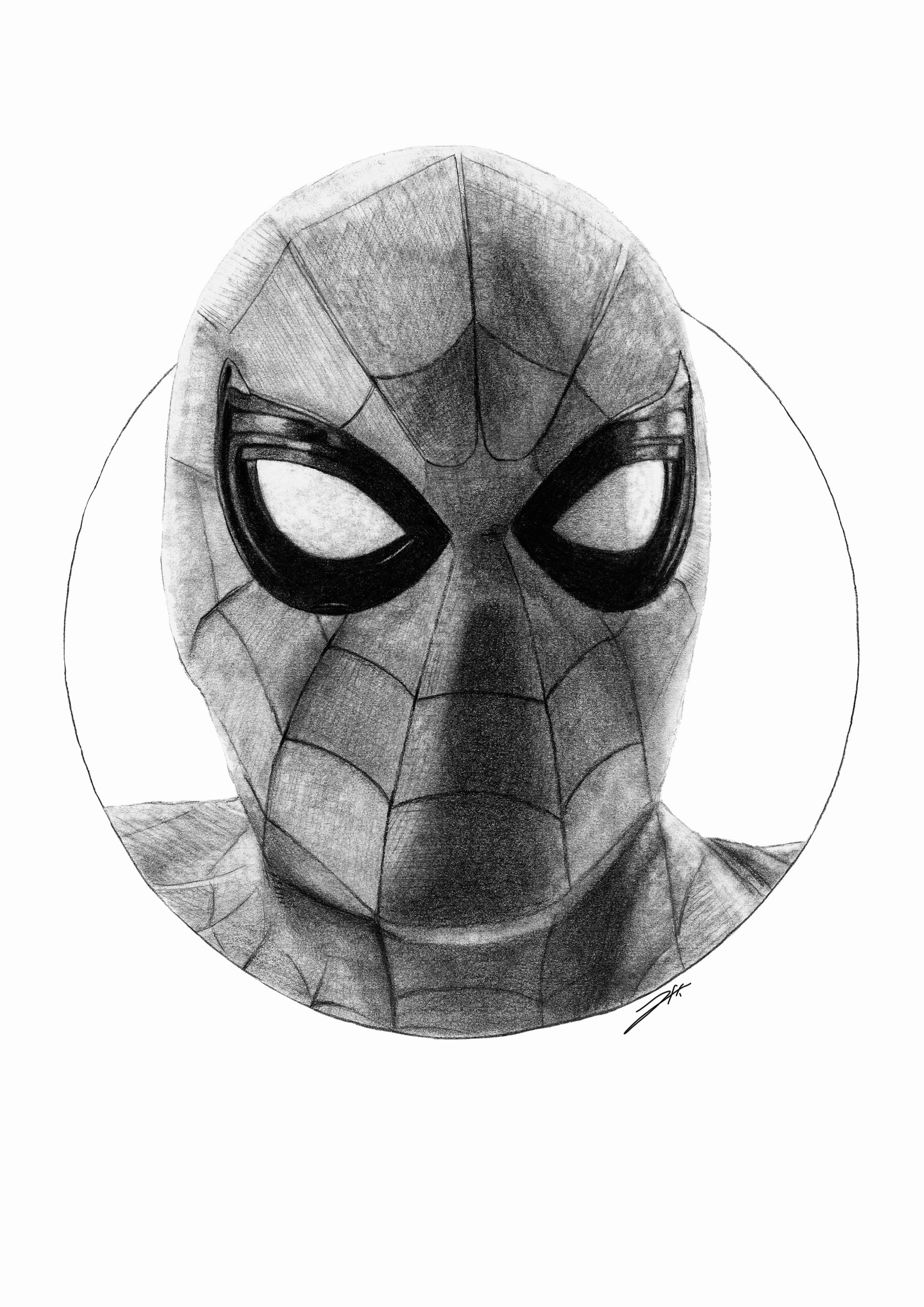 Spider-Man Portrait Art Print
