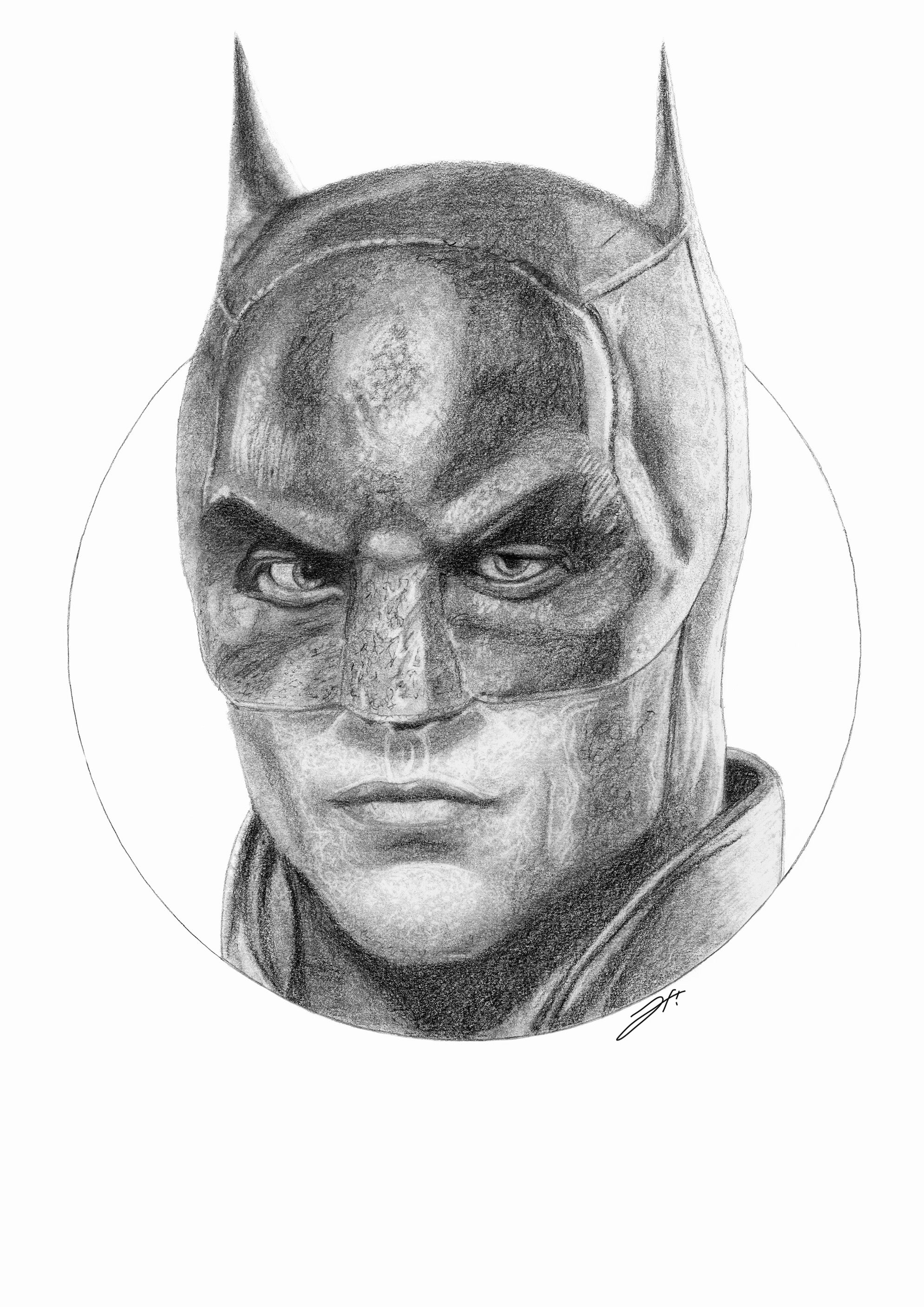 Batman Portrait Art Print